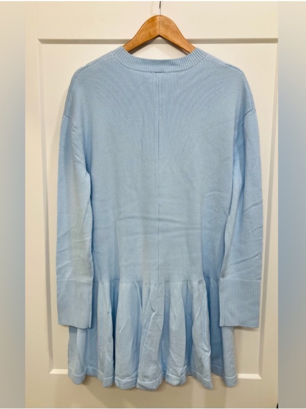 Free People On My Side Mini Dress | Baby Blue | Size M | NWT | OB2018303 - Picture 4 of 8